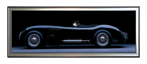 Obraz - Samochód z kolekcji, Jaguar C-Type, 1951r. - reprodukcja w ramie 4DH1727 95x33 cm - Obrazy Reprodukcje Ramy | ergopaul.pl