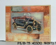 Obraz - Samochód retro - reprodukcja na płycie WI9727 42x32 cm - Obrazy Reprodukcje Ramy | ergopaul.pl