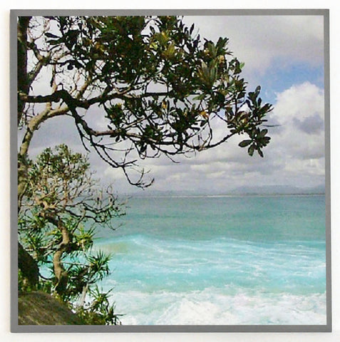 Obraz - Tropiki, morze - reprodukcja na płycie A6614 31x31 cm - Obrazy Reprodukcje Ramy | ergopaul.pl