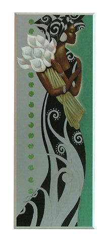 Obraz - Kobieta w sukni z ornamentami - reprodukcja na płycie JO4042 26x71 cm - Obrazy Reprodukcje Ramy | ergopaul.pl