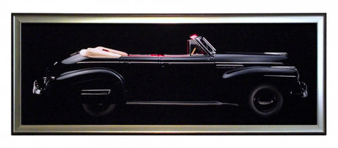 Obraz - Samochód z kolekcji, Buick Super, Cabriolet, 1941r. - reprodukcja w ramie 4HH701 95x33 cm - Obrazy Reprodukcje Ramy | ergopaul.pl