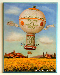 Obraz - Latający balon - reprodukcja na płycie A1324 36x46 cm - Obrazy Reprodukcje Ramy | ergopaul.pl