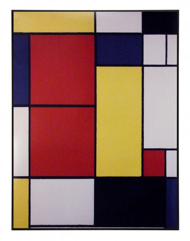 Obraz - Mondrian, Kompozycja - reprodukcja na płycie 3MON2116 61x81 cm. - Obrazy Reprodukcje Ramy | ergopaul.pl