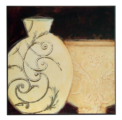 Obraz - Dwie gliniane wazy - reprodukcja A5453 na płycie 71x71 cm. - Obrazy Reprodukcje Ramy | ergopaul.pl