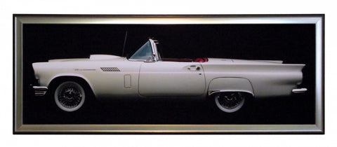 Obraz - Samochód z kolekcji, Ford Thunderbird, Cabriolet, 1957r. - reprodukcja w ramie 4HH697 95x33 cm - Obrazy Reprodukcje Ramy | ergopaul.pl