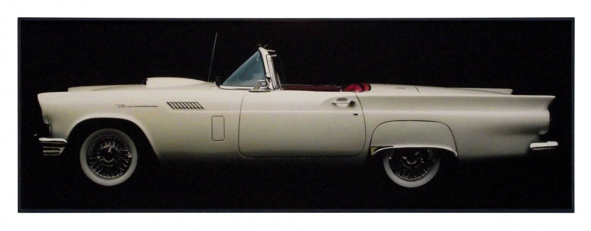 Obraz - Samochód Ford Thunderbird, Cabriolet, 1957r. - reprodukcja na płycie 4HH697 96x34 cm - Obrazy Reprodukcje Ramy | ergopaul.pl