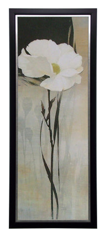 Obraz - Biały kwiat - reprodukcja A6023 w ramie 33x95 cm