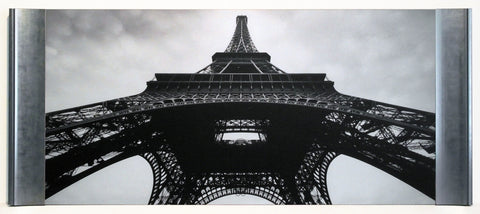 Obraz - Wieża Eiffela - czarno-biała fotografia - Decograph w półramie 2FE196 100x50 cm. - Obrazy Reprodukcje Ramy | ergopaul.pl