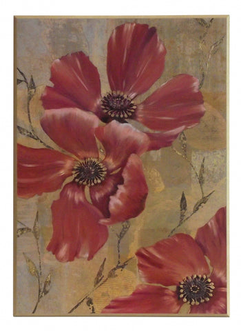 Obraz - Ceglaste kwiaty - reprodukcja A8374 na płycie 51x71 cm. - Obrazy Reprodukcje Ramy | ergopaul.pl