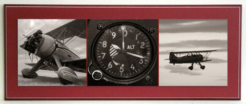 Obraz - Fragmenty samolotu, tryptyk - reprodukcja na płycie A9804/2 32x76 cm - Obrazy Reprodukcje Ramy | ergopaul.pl