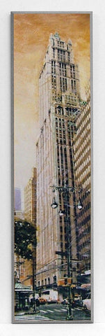 Obraz - Wieżowce Nowego Yorku, The Woolworth Building - reprodukcja na płycie MTD5597 21x81 cm - Obrazy Reprodukcje Ramy | ergopaul.pl