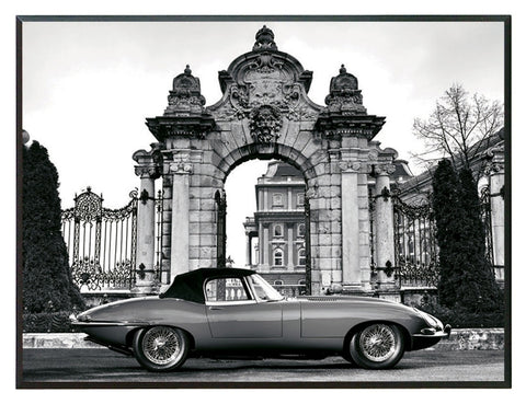 Obraz -Samochód Vintage I, czarno-biała fotografia - reprodukcja 3AP3326-40 na płycie 41x31 cm - Obrazy Reprodukcje Ramy | ergopaul.pl