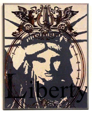 Obraz - Statua Wolności - reprodukcja na płycie A7114 41x51 cm - Obrazy Reprodukcje Ramy | ergopaul.pl