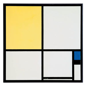 Obraz - Mondrian - kolorowa kompozycja - reprodukcja na płycie 1MON2121-50 51x51 cm. - Obrazy Reprodukcje Ramy | ergopaul.pl