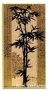 Obraz - Gałązki bambusa 1 - reprodukcja na płycie A7593 26x51 cm - Obrazy Reprodukcje Ramy | ergopaul.pl