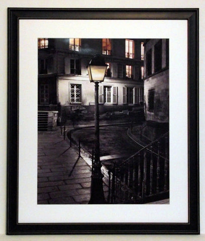 Obraz - Paryż nocą, Montmartre - reprodukcja w ramie MC1262 50x60 cm - Obrazy Reprodukcje Ramy | ergopaul.pl