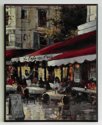 Obraz - Paryska kawiarnia - reprodukcja na płycie AB2361 41x51 cm. OSTATNIA SZTUKA - Obrazy Reprodukcje Ramy | ergopaul.pl