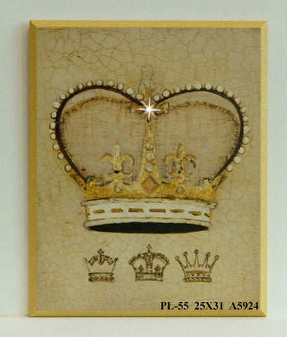 Obraz - Akcenty antyczne, korona ozdobiona kryształkiem - reprodukcja na płycie A5924 25x31 cm - Obrazy Reprodukcje Ramy | ergopaul.pl