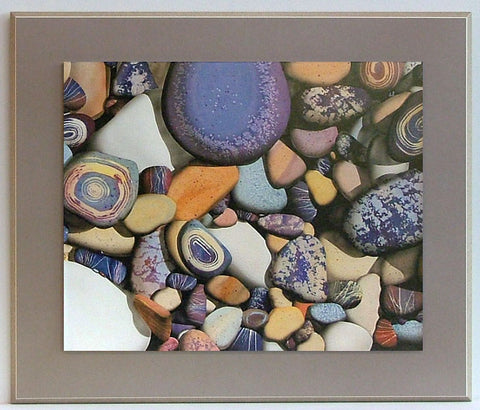 Obraz - Kolorowe kamienie - reprodukcja na płycie GD105R/2 59x50 cm - Obrazy Reprodukcje Ramy | ergopaul.pl