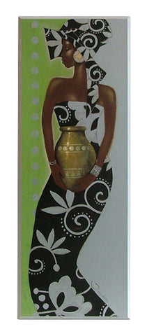 Obraz - Kobieta w sukni z ornamentami - reprodukcja na płycie JO4043 26x71 cm - Obrazy Reprodukcje Ramy | ergopaul.pl