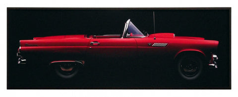 Obraz - Samochód Ford Thunderbird Cabriolet, 1955r. - reprodukcja na płycie 4HH696-70 71x26 cm - Obrazy Reprodukcje Ramy | ergopaul.pl