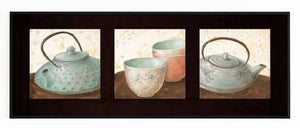 Obraz - Orientalne naczynia, tryptyk - reprodukcja A4032EX na płycie 81x31 cm. - Obrazy Reprodukcje Ramy | ergopaul.pl
