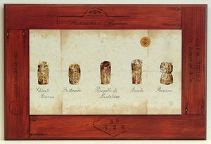 Obraz - Kompozycja z korków od wina - Decograph A3363 61x41 cm - Obrazy Reprodukcje Ramy | ergopaul.pl