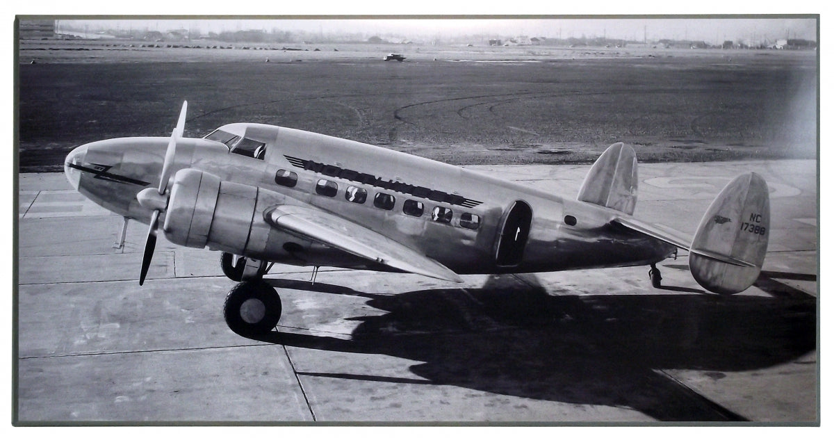 Obraz - Samolot pasażerski, zdjęcie z 1938 roku - reprodukcja na płycie 2AP960 101x51 cm. - Obrazy Reprodukcje Ramy | ergopaul.pl