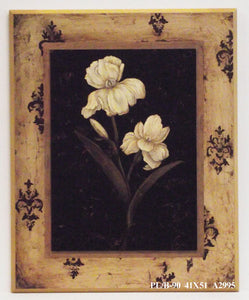 Obraz - Irys w czerni z ornamentami - reprodukcja A2995 na płycie 41x51 cm. - Obrazy Reprodukcje Ramy | ergopaul.pl