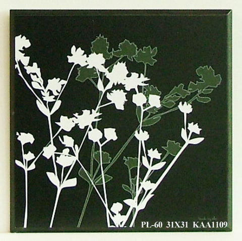 Obraz - Białe i brązowe rośliny - reprodukcja na płycie KAA1109 31x31 cm - Obrazy Reprodukcje Ramy | ergopaul.pl
