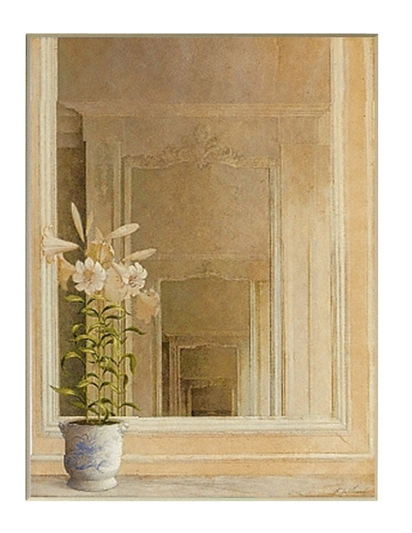 Obraz - Pałacowe lustro w lustrze - reprodukcja A1051 na płycie 61x81 cm. - Obrazy Reprodukcje Ramy | ergopaul.pl