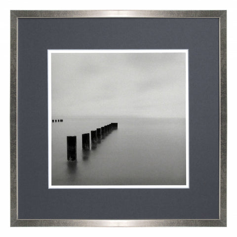Obraz - We mgle 2, jezioro Michigan - reprodukcja fotografii oprawiona w ramę W305752 40x40 cm - Obrazy Reprodukcje Ramy | ergopaul.pl