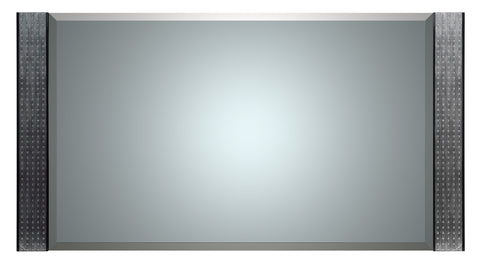 Lustro kryształowe 107x67 cm z fazą w półramie drewnianej PO/L-175/K3551 - Obrazy Reprodukcje Ramy | ergopaul.pl