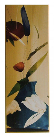 Obraz - Bukiet kwiatów w wazonie - reprodukcja ALP108 na płycie 32x93 cm. - Obrazy Reprodukcje Ramy | ergopaul.pl