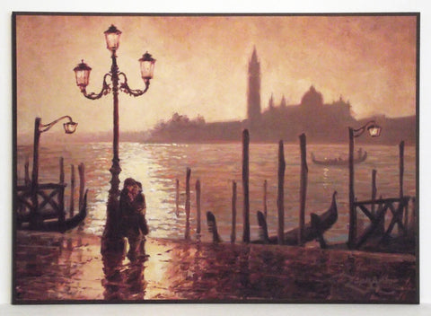 Obraz - Romantyczna Wenecja 1 - reprodukcja AB3230 na płycie 71x51 cm. - Obrazy Reprodukcje Ramy | ergopaul.pl