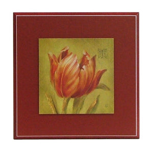 Obraz - Tulipan w czerwieni - reprodukcja na płycie D3317 28x28 cm - Obrazy Reprodukcje Ramy | ergopaul.pl