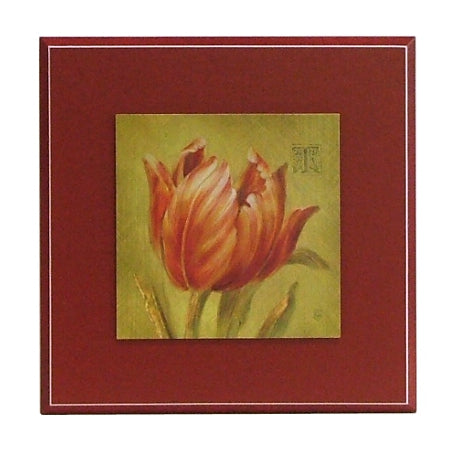 Obraz - Tulipan w czerwieni - reprodukcja na płycie D3317 28x28 cm - Obrazy Reprodukcje Ramy | ergopaul.pl