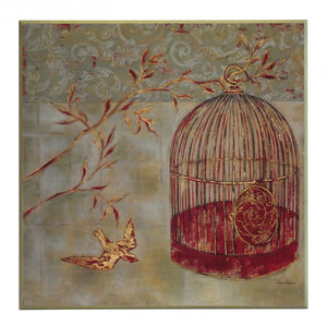 Obraz - Motywy orientalne, klatka dla ptaków - reprodukcja A4651EX na płycie 61x61 cm. - Obrazy Reprodukcje Ramy | ergopaul.pl