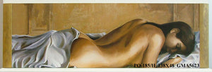 Obraz - Dziewczyna okryta prześcieradłem - reprodukcja w półramie GMA5623 138x48 cm - Obrazy Reprodukcje Ramy | ergopaul.pl