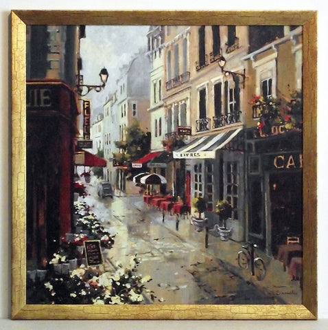 Obraz - Ulice Paryża - reprodukcja w ramie A8790 50x50 cm - Obrazy Reprodukcje Ramy | ergopaul.pl