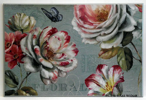 Obraz - Dzikie róże na szaroniebieskim tle - reprodukcja na płycie WI2648 92X62 cm - Obrazy Reprodukcje Ramy | ergopaul.pl