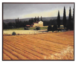 Obraz - Widok z pola na wioskę - reprodukcja na płycie A8628 51x41 cm - Obrazy Reprodukcje Ramy | ergopaul.pl
