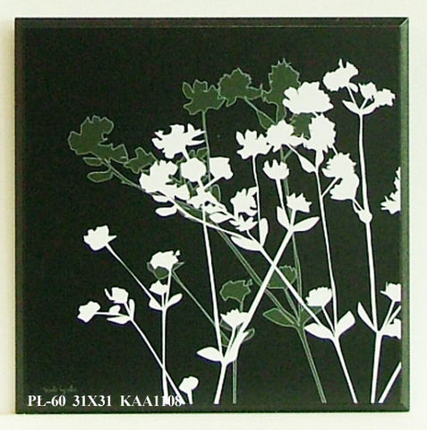 Obraz - Białe i brązowe rośliny - reprodukcja na płycie KAA1108 31x31 cm - Obrazy Reprodukcje Ramy | ergopaul.pl