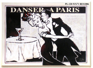 Obraz - Scenka w restauracji w Paryżu - reprodukcja na płycie RES1006 71x51 cm - Obrazy Reprodukcje Ramy | ergopaul.pl