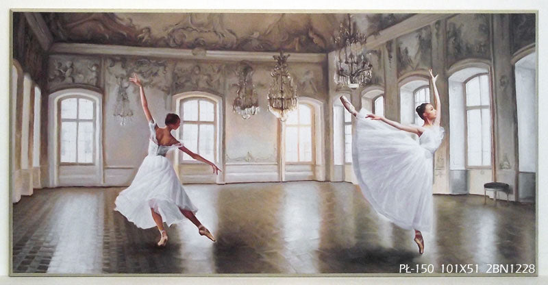 Obraz - Baletnice w pałacowej sali - reprodukcja na płycie 2BN1228 101x51 cm - Obrazy Reprodukcje Ramy | ergopaul.pl