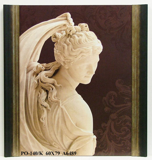 Obraz - Antyczna rzeźba kobiety - reprodukcja w półramie A6489 60x70 cm - Obrazy Reprodukcje Ramy | ergopaul.pl