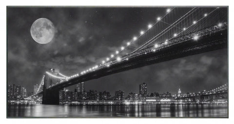 Obraz - Most Brooklynski nocą - Decograph 2DL248 101x51 cm - Obrazy Reprodukcje Ramy | ergopaul.pl