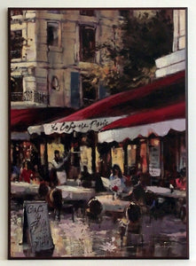 Obraz - Paryska restauracja - reprodukcja na płycie AB1978 51x71 cm - Obrazy Reprodukcje Ramy | ergopaul.pl