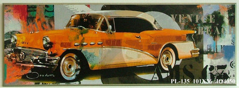 Obraz - Samochód amerykański - reprodukcja na płycie JO4050 101x36 cm - Obrazy Reprodukcje Ramy | ergopaul.pl