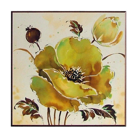 Obraz - Miodowe kwiaty maków - reprodukcja A5611 na płycie 51x51 cm. - Obrazy Reprodukcje Ramy | ergopaul.pl